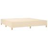 Vidaxl Bed Frame Without Mattress, Cream, 200X200 Cm, Upholstered