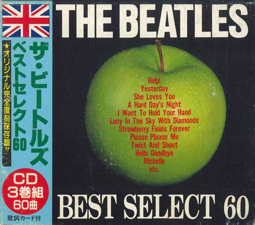 

CD BEATLES - Best Select 60 BLCD001002003 SEVEN Japan Pop Used