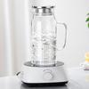 Barley Tea Pitcher, 1500ml Teapot, Stovetop-Safe, Stainless Steel Lid, Refrigerator-Safe, Wide Mouth, Easy to Clean
