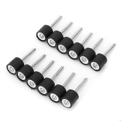 12Pcs Polieren Schleifen Trommel Gummi Dorn Stehen Hülse für Dreh Werkzeug