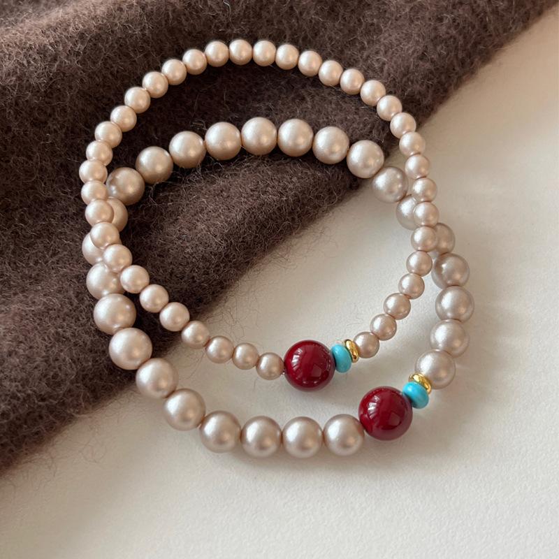 Female Light Luxury Niche Retro Layered Bracelet
