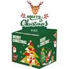 Santa Red Claus Pattern Paper Gift Box Christmas Decoration Prop Atmosphere