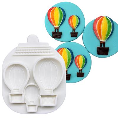 Air Balloon Silicone Mold Sugarcraft Cupcake Baking Mold Fondant Cake Decorating Tools