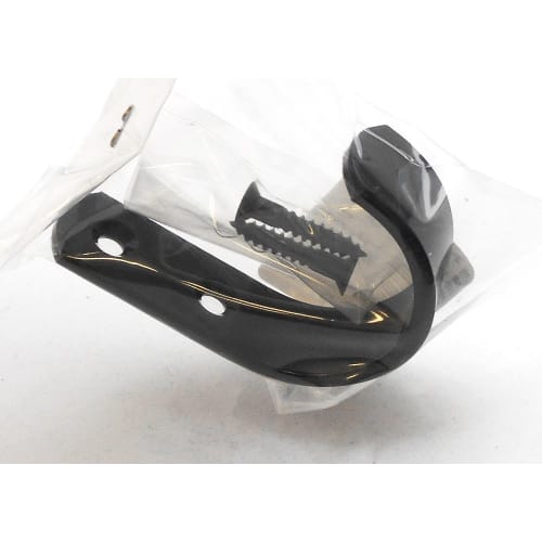 Waki Sangyo Color J-Hook, Wall Mount, Screw, Storage, Interior, Black, 40mm, BH-600