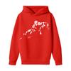Kids Long Sleeve Letter Print Hoodie, Loose Fit Pullover Sweatshirt for Boys and Girls