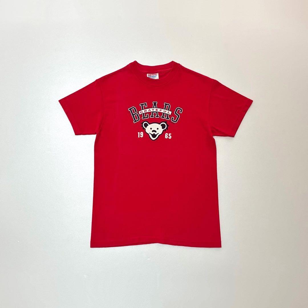 90s USA-made Grateful Dead BEARS T-shirt Red S