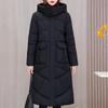 Warme lange Parkas für Frauen Mantel Mode dicke Damen Wintermäntel mit Kapuze