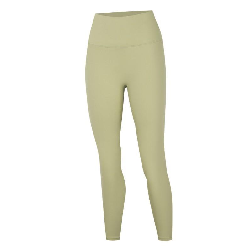 High-Waisted 9/10 Length Yoga Leggings Women Seamless Ultra-Stretch Quick-Dry Breathable Workout Pants