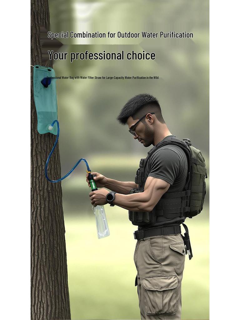 Portable Outdoor Ultrafiltration Water Purifier Straw