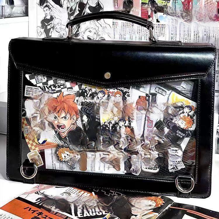 

Итабаг 2025 Японский рюкзак для JK-формы: Вместительная сумка в студенческом стиле для мягкой девушки чёрный