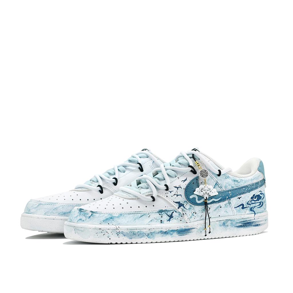 Nike Court Vision 1 Low Top Skateboard Shoes Women's DH3158-100(Team309-)