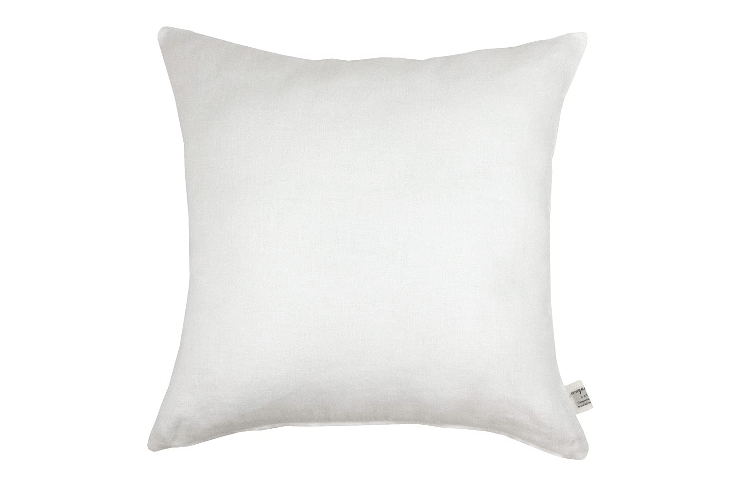 

Lithuanian Linen cushion Natura Ivory cover, 60x60cm, слонова кістка