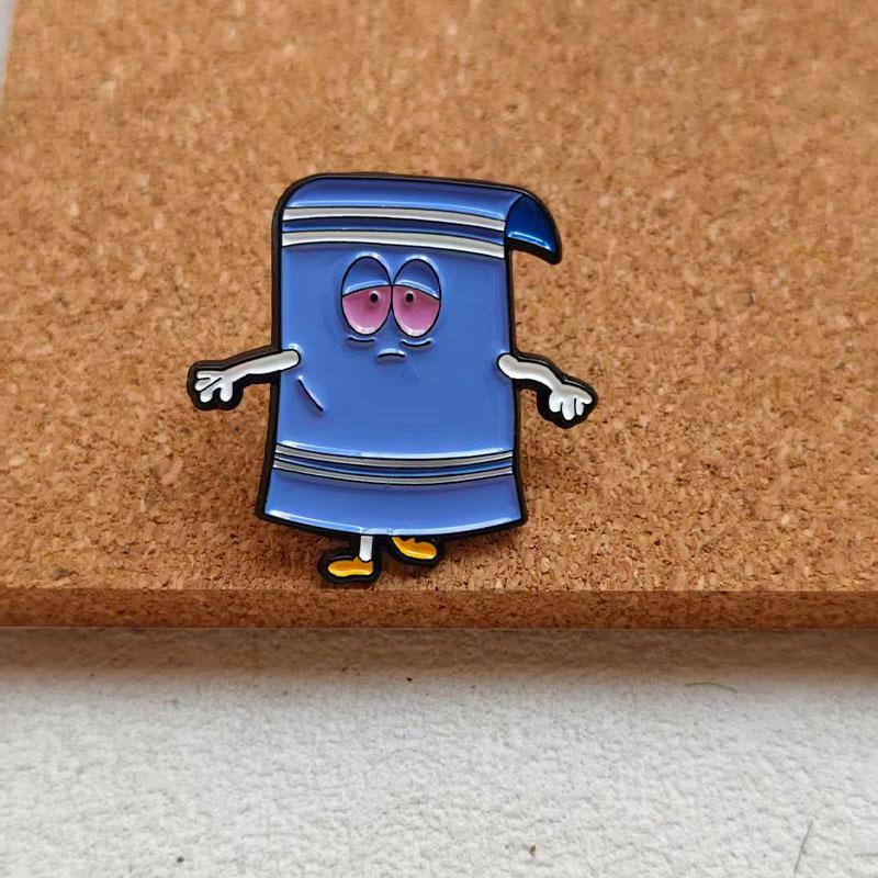 Red-eyed Anime Impact Brooch: Metal Badge for Clothing & Decoration