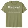 Dogtrovert Definition Shirt Dog Lover Apparel For Unisex Unisex