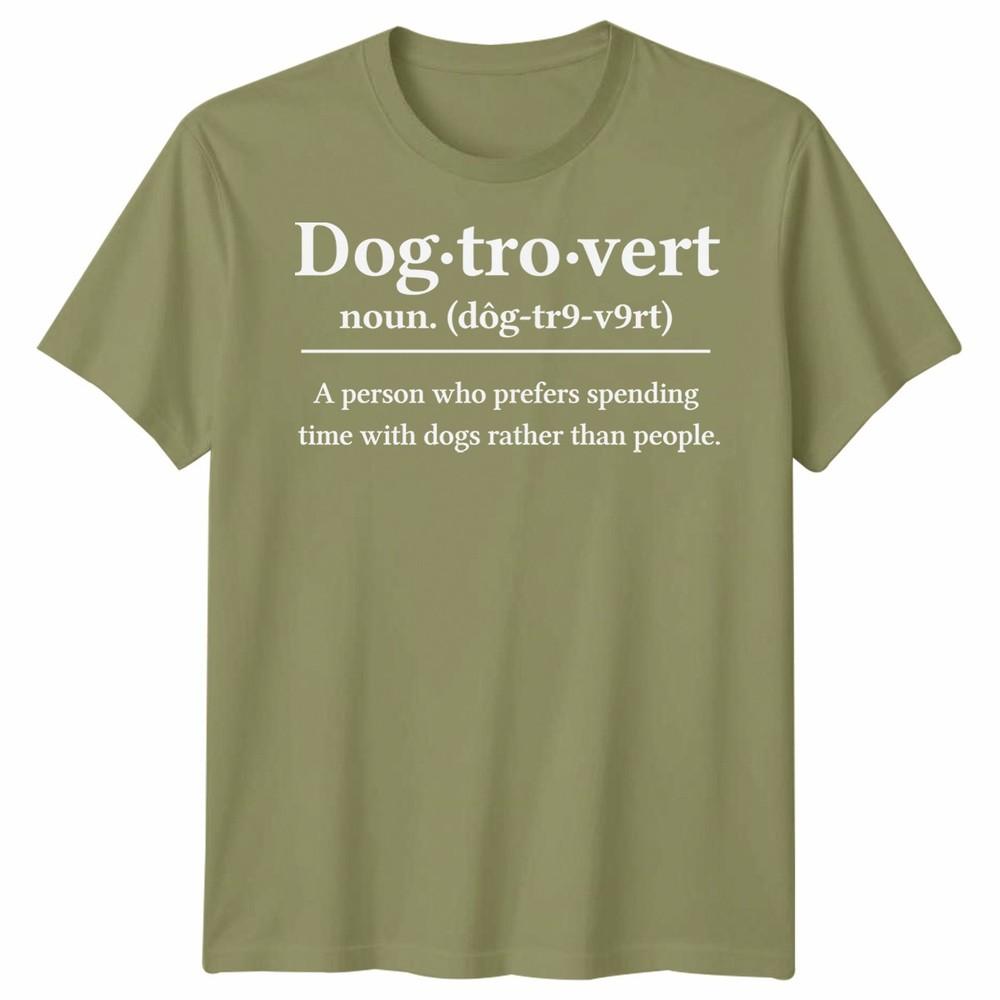 Dogtrovert Definition Shirt Dog Lover Apparel For Unisex Unisex