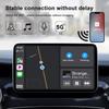 Wireless Carplay Adapter for Apple, Wireless Carplay Dongle for Wireless Control 5GHz Automatic Connection, Car Play Dongle Plug & Play for OEM Car