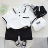 Summer Children's Polo Shirts T Shirts Short Sleeved Shorts Boys Set Children