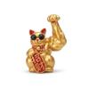 Maneki Cat Ornament, Gold, Lucky Cat, Good Luck, Increases Financial Luck, Made of Resin, Interior, Tabletop Object, Entrance Decoration, Store