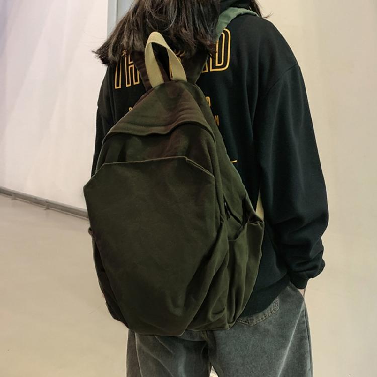 Vintage Canvas Backpack Daypack Convenient and Practical for Work and School