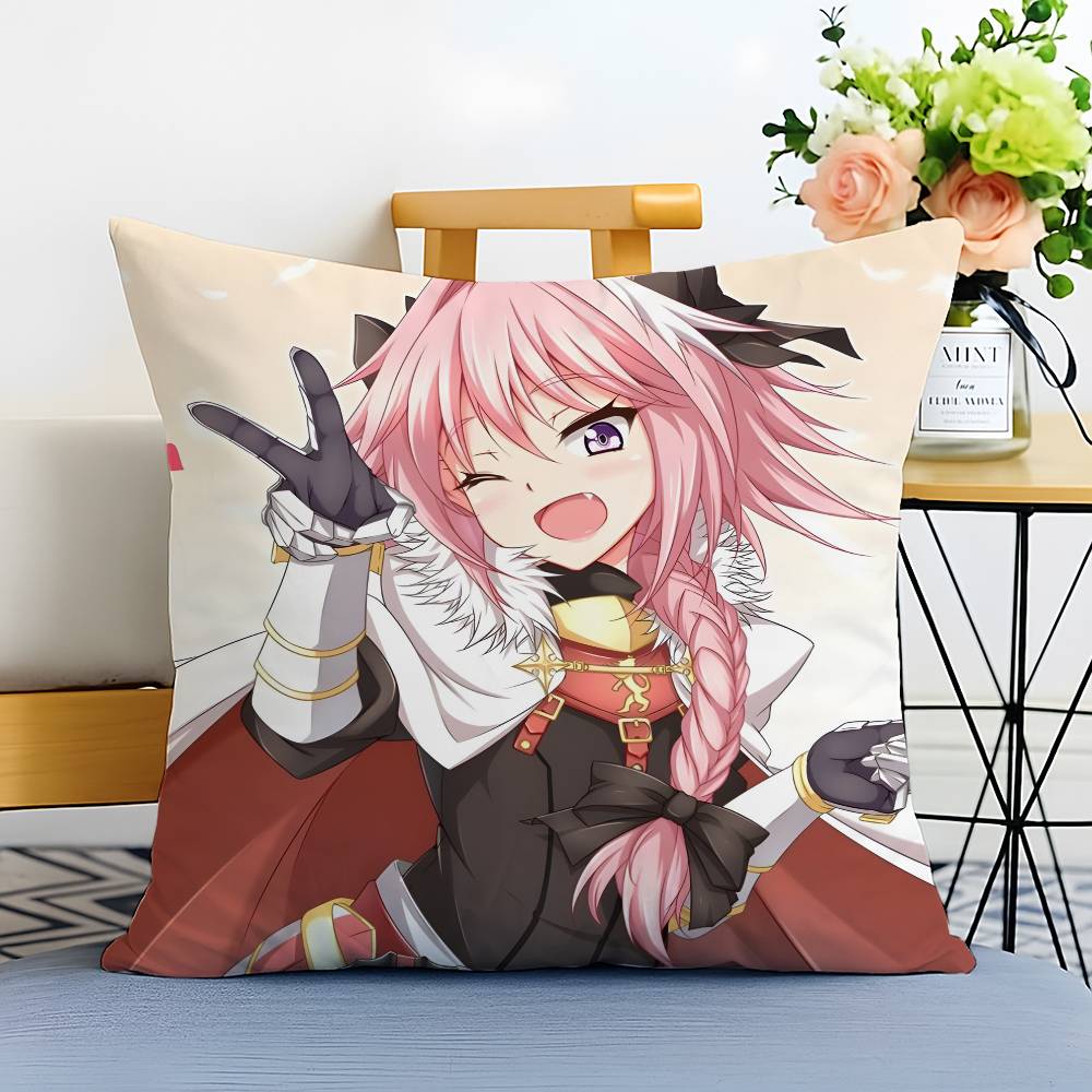 Game F-Fate Grand Order-MT Astolfo Pillow Case Printed Brushed Fleece Pillow Baby Skin-Touch Eco-Friendly Dye-Sublimat
