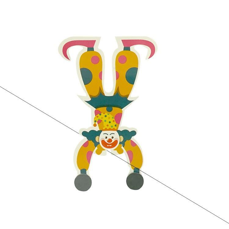 

DIY научный эксперимент клоун шагающий стальная проволочная игрушка детская наука и технологии небольшое изготовление самодельный материал упаковка научный эксперимент жёлтый