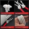 8mm Nylon Safety & Climbing Rope with Double Hooks
