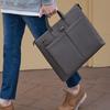 Tantin Leather Men'S Tote Bag T21355 Helmet Bag Gray
