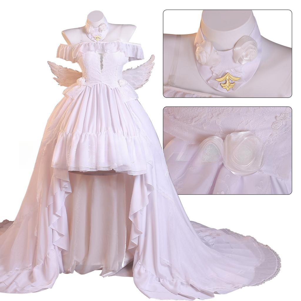 Azur Lane Cosplay Janus Oath Wedding Dress Cosplay Outfit Game Inspired Bridal Cos Costume
