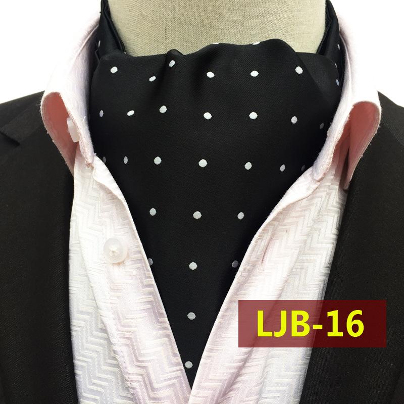 Tie Polyester Jacquard Men'S Trendy Scarf, Men'S Fashion Scarf