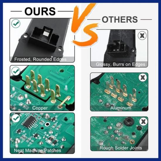 Front Left Side Power Window Switch for Mazda 3 2014-2017 BKC366350A