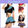 Captivating Sexy Womens School Girl Outfit With Plaid Skirt And Flirty Lingerie
