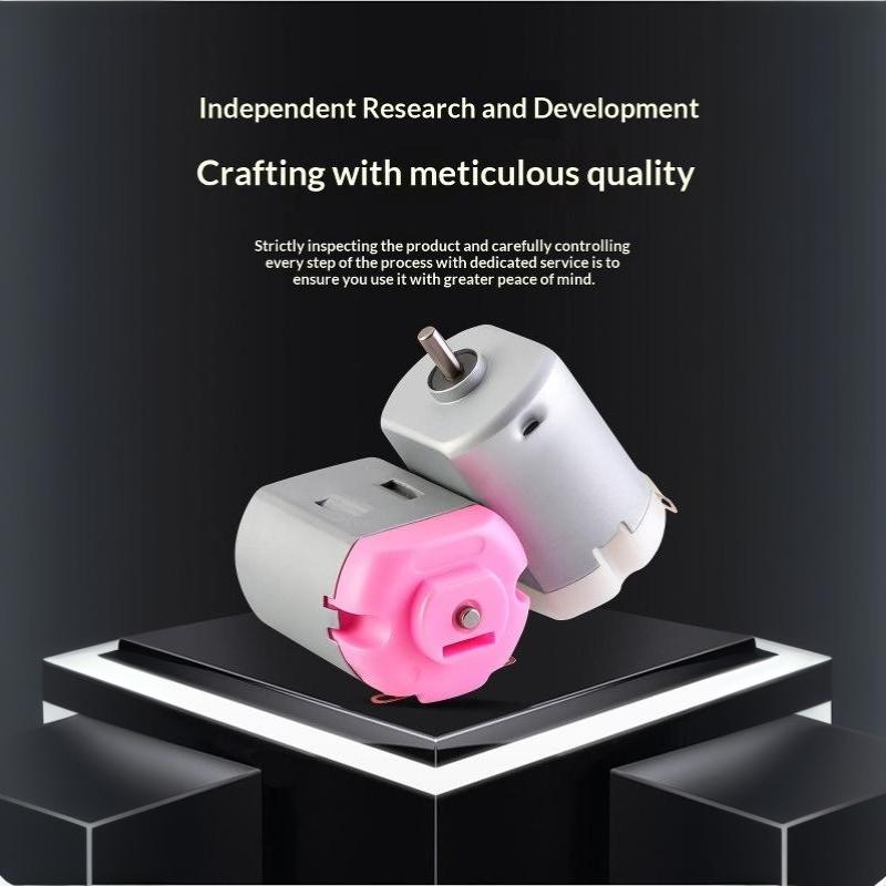 130 Micro DC Motor Stable Performance High Vibration Frequency Easy Installation for DIY Science Experiment School Projects