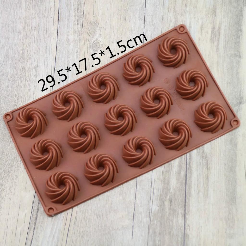 8cavity Flower Silicone Cupcake Oval Doughnut Mold MuffinChocolate Moulds for Baking Mini Dessert Kitchen DIY Cooking Tools Tray