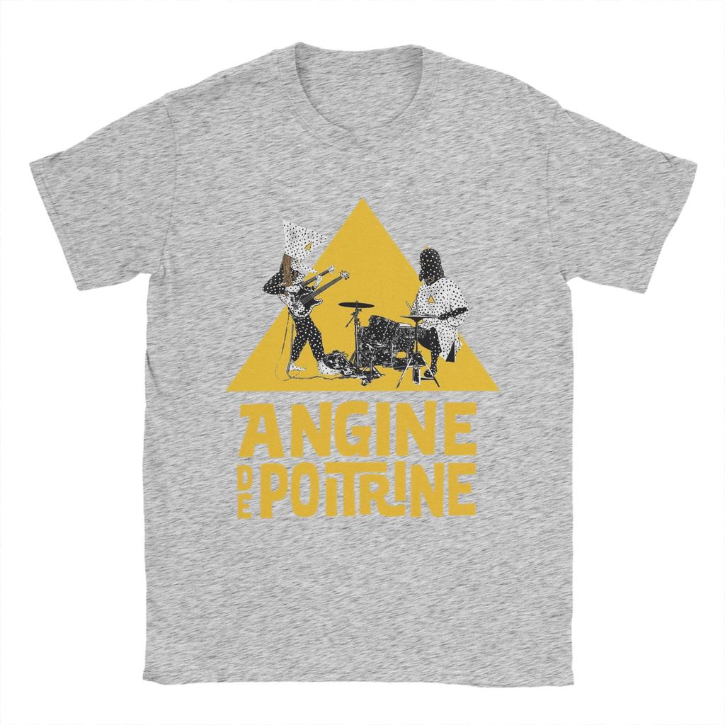 Angine De Poitrine T Shirts Unisexs Pure Cotton Unique TShirt Crewneck Tees Short Sleeve Clothing Plus Size