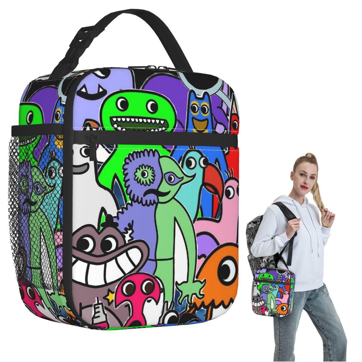 Cartoon Garten Of Banban Insulated Lunch Bag for Women Kids Leakproof Food Boxes Thermal Lunch Box Tote One Size