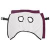 Dog Raincoat with Integrated Harness Waterproof and Reflective Purple Size L36