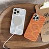 Magnetic Cooling Phone Case For iPhone 16 Pro Max 15 Pro 14 Plus 13 12 Anti-drop Magesafe Wireless Charging Silicone Phone Cover