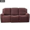 4/6/8Pcs/Set Stretch Jacquard Sofa Cover Splash-Proof Recliner Slipcover With Elastic Bottom And Side Pocket Furniture Protector