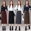Autumn 2025 Bestseller: Versatile High-Waisted Pleated Skirt with Slit - Loose, Casual, and Flattering