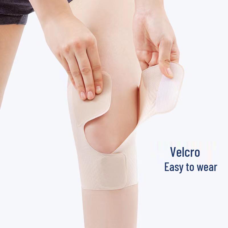 Japanese Women's Thin Knee Support for Meniscus Protection - Breathable Sports Brace for Running, Walking, and Joint Injury Prevention.