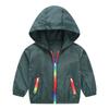 Children's Summer Hooded Breathable Sunscreen Long Sleeve Lightweight Zipper Jacket
