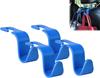 Car Seat Headrest Hook 4 Pack Hanger Storage Organizer Universal for Handbag Purse Coat fit Universal Vehicle Car Black S Type