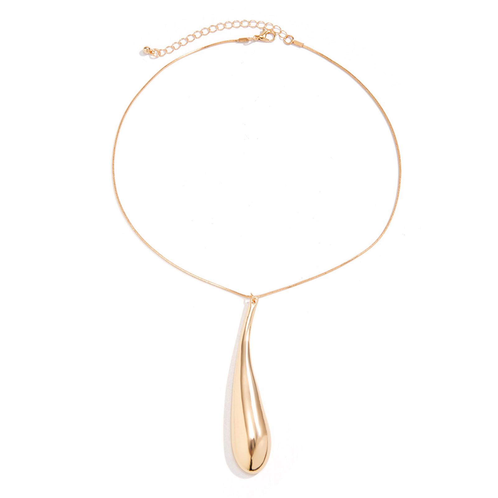 

Креативное праздничное колье/серьги-пусеты, шикарный уникальный круглый аксессуар с подвеской-капелькой для вечеринок и встреч 1 золотой