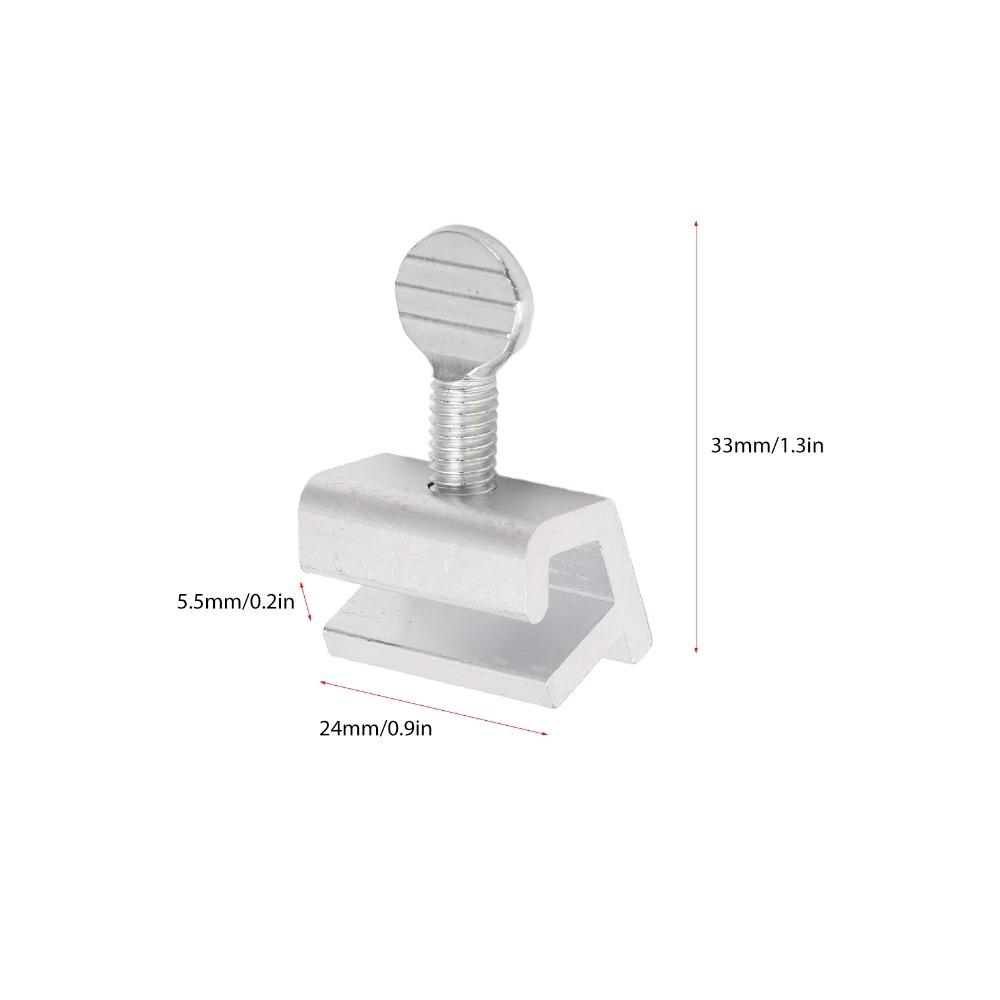 15pcs Adjustable Fit Sliding Window Locks No-Drill Install Window Security Lock  Up Down Windows