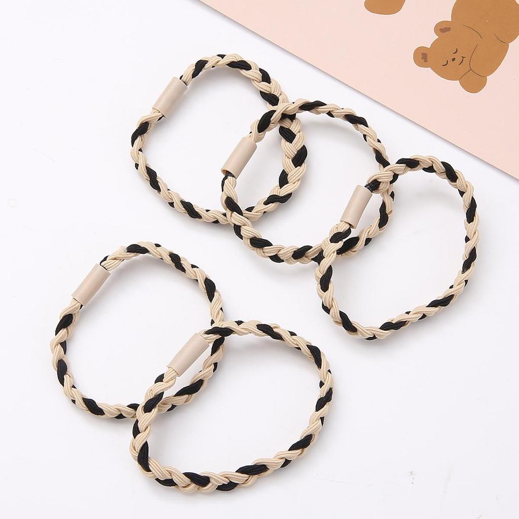 5/10Pcs High Elasticity Durability Headband Hair Ring Head Rope Fashion Headwear For Girl Sweet Rubber Band Hair Accessories