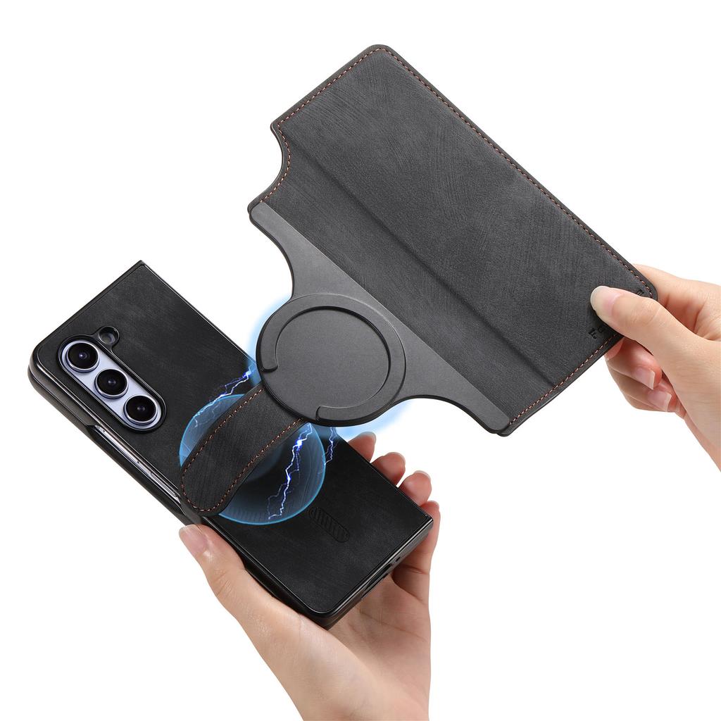 CASENEO For Samsung Galaxy Z Fold6 5G Case Leather 2-in-1 Magnetic Detachable Wallet Phone Cover