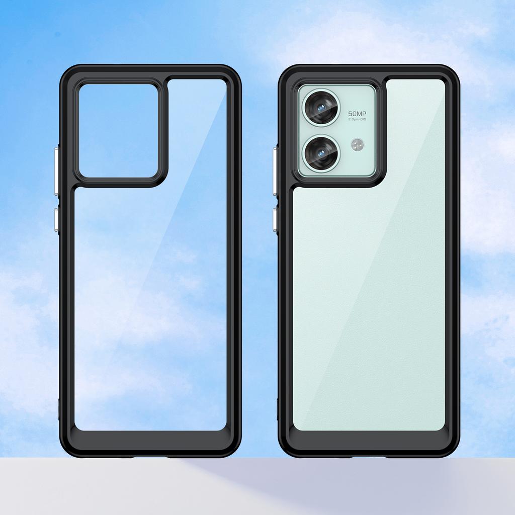 For Motorola Edge 40 Neo 5G Case Anti-scratch TPU+Acrylic Cellphone Back Cover
