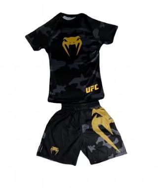 Nuovo Match di Boxe UFC da Uomo e da Donna Traspirante Asciugatura Rapida Corsa Wrestling
