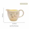 240ml Chinese Handmade Ceramic Fair Cup Cha Hai Hand Painted Flower and Bird Teacup Household Suede Jade Porcelain Tea Set