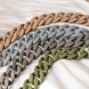 New Phone Accessory Detachable Parts Acrylic Matte Green Grey Chain Crossbody Pendant Cellphone Strap Phone Case Chains Shoulder Chain